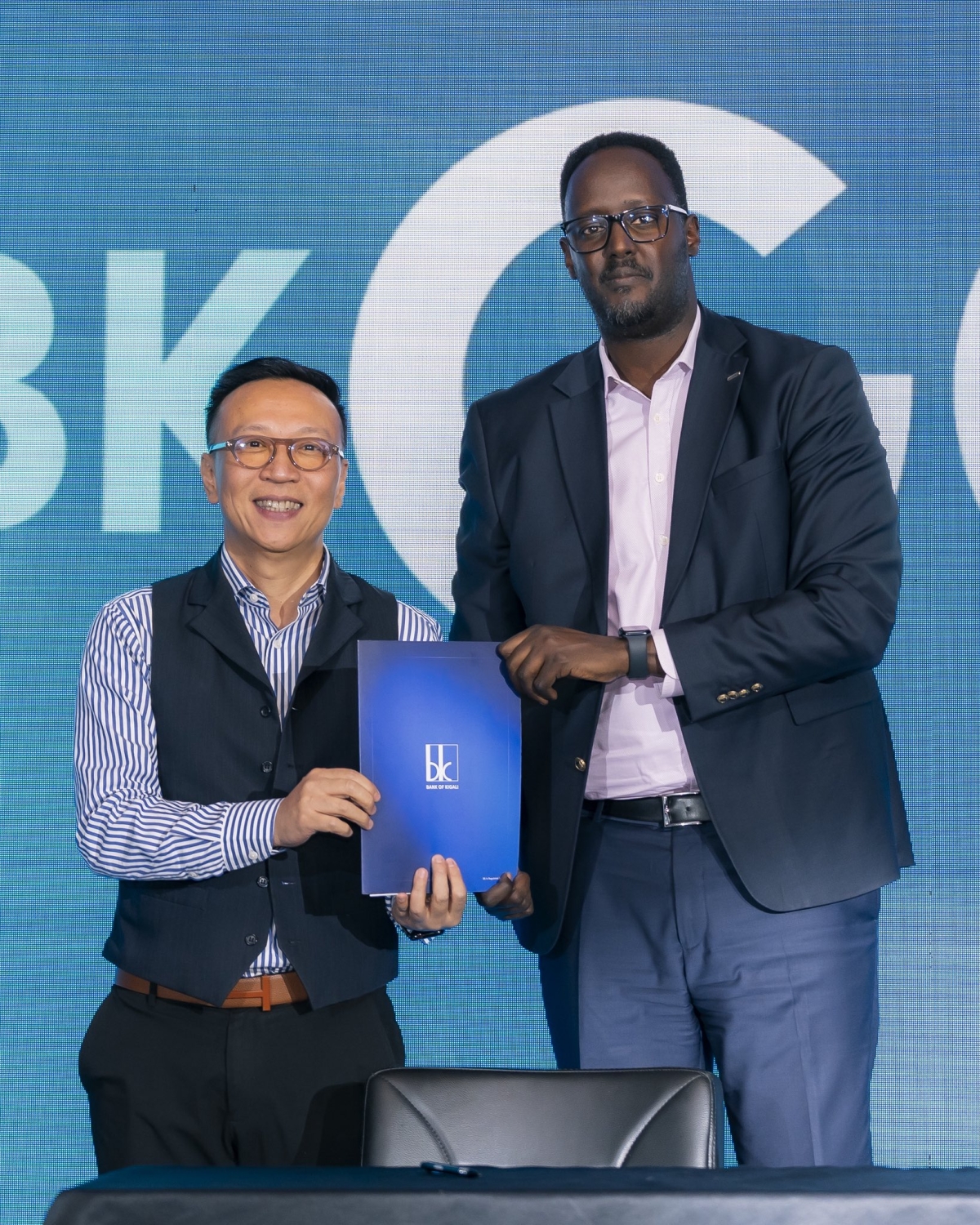 Levi Gasangwa, BK’s Chief Business and Corporate Solutions Officer, chaired the unveiling event of BK Go EV.