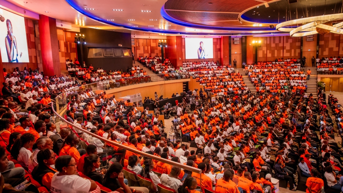 The event was attended by thousands of young people from different backgrounds.