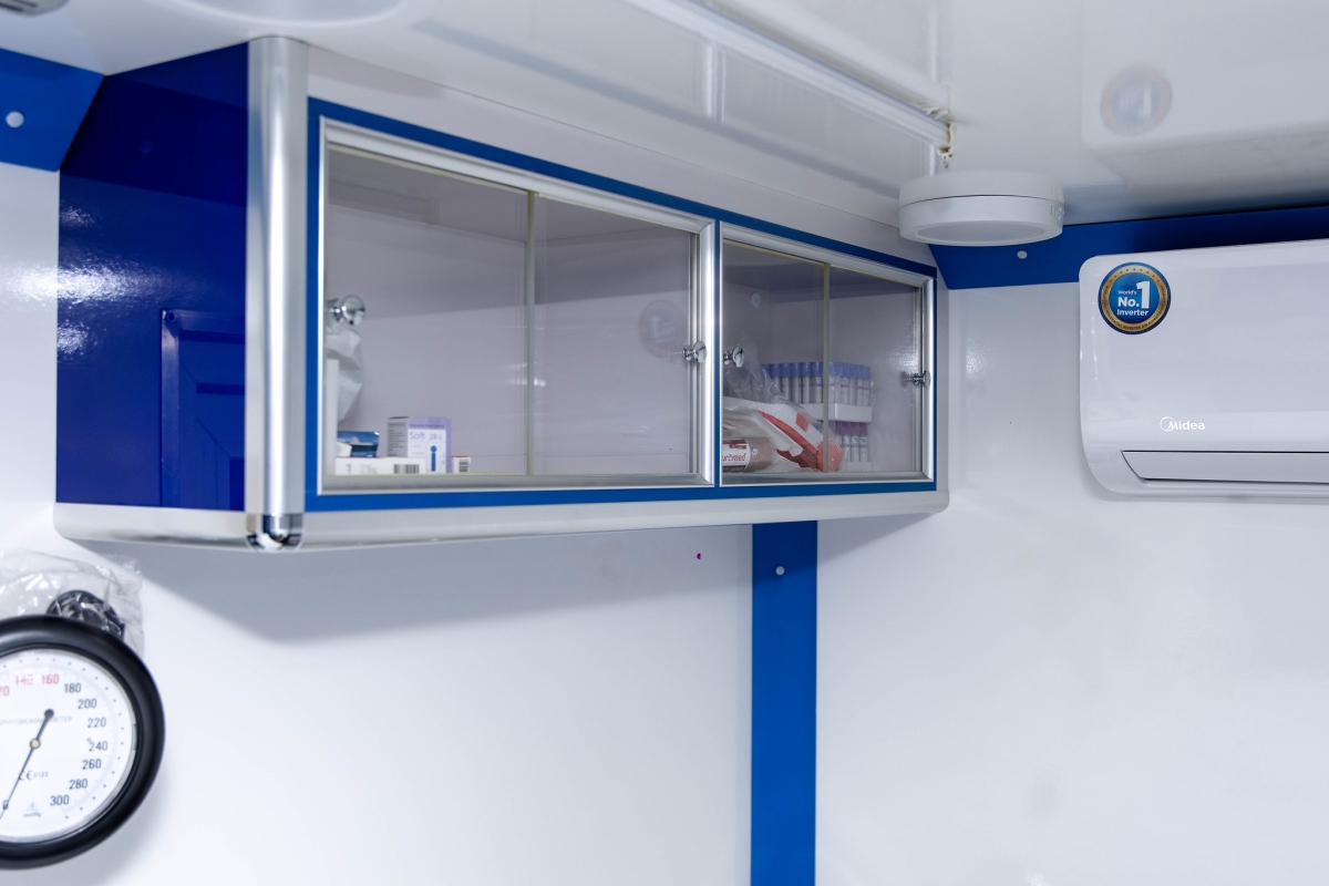 The mobile clinic is expected to provide a range of services, including medical consultations, screening for non-communicable diseases (NCDs), mental health support, health education.