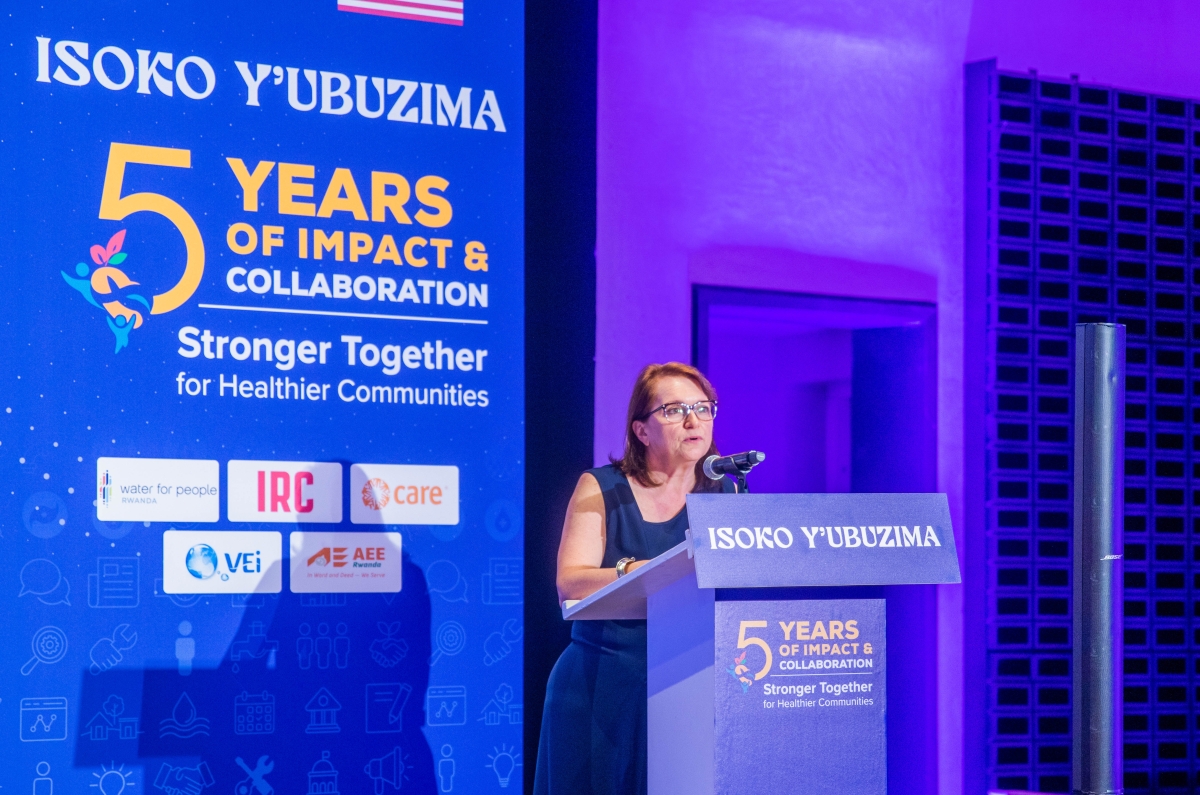 Valerie Koscelnik, US Public Health Advisor for Rwanda and Burundi, reflects on the project’s impact. Photo by Craish Bahizi