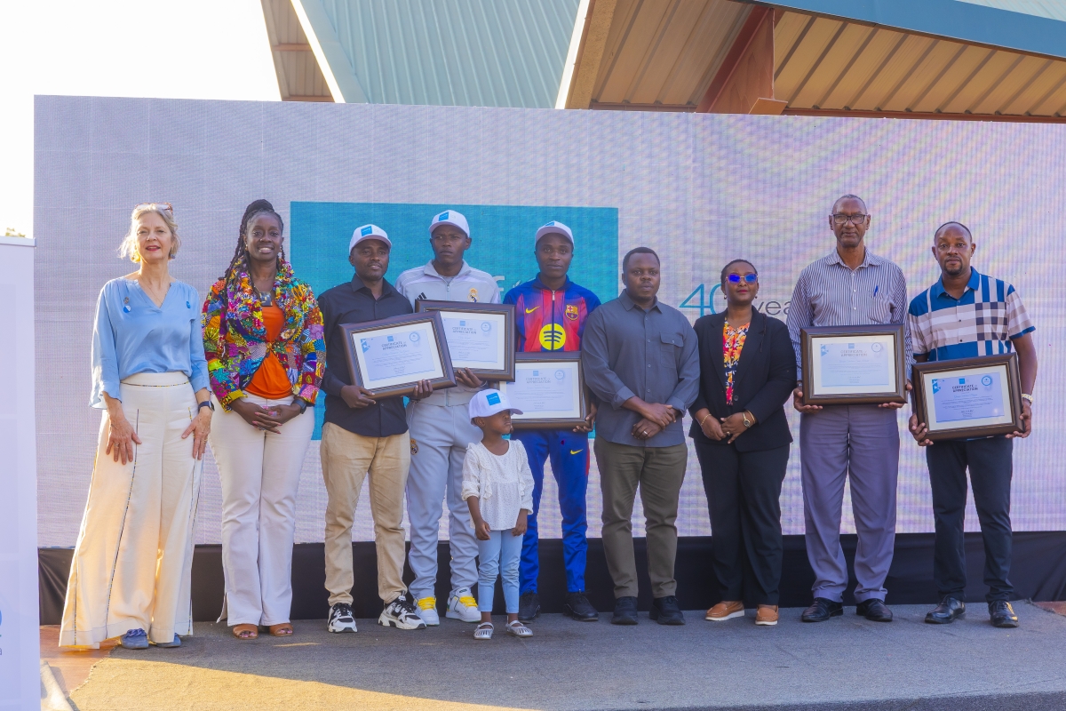 Schools partnering with the Sherrie Silver Foundation through the UNICEF song project were recognised for using dance and performance to promote creative learning.