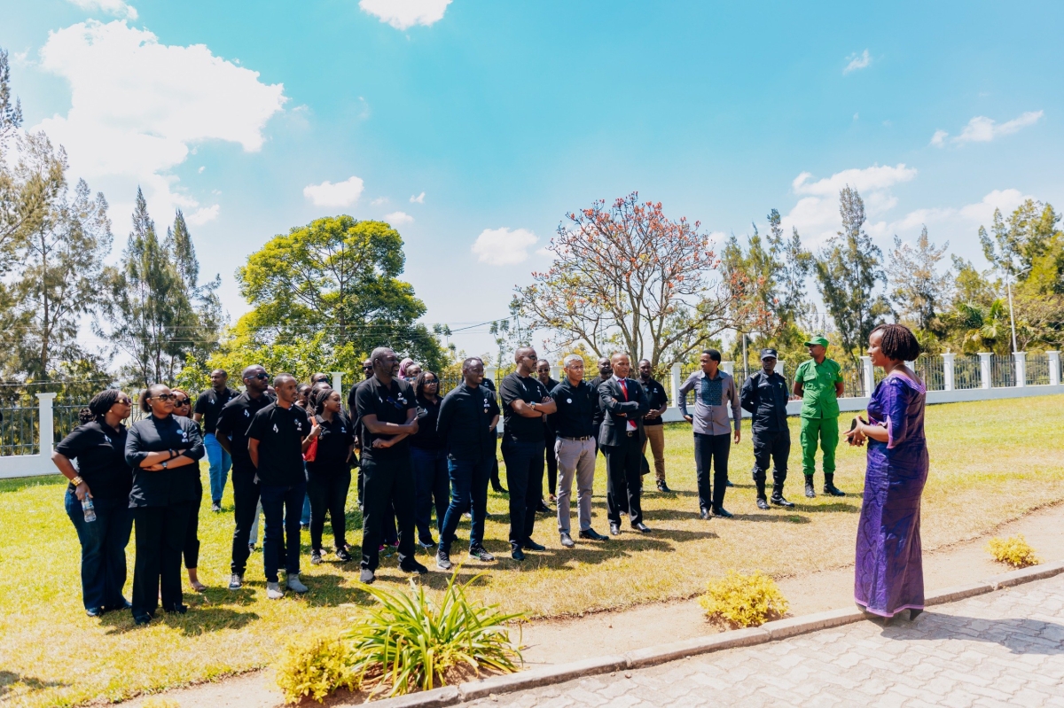 Airtel Rwanda and Airtel Money Rwanda management and staff, visit Nyanza Genocide Memorial. Courtesy.