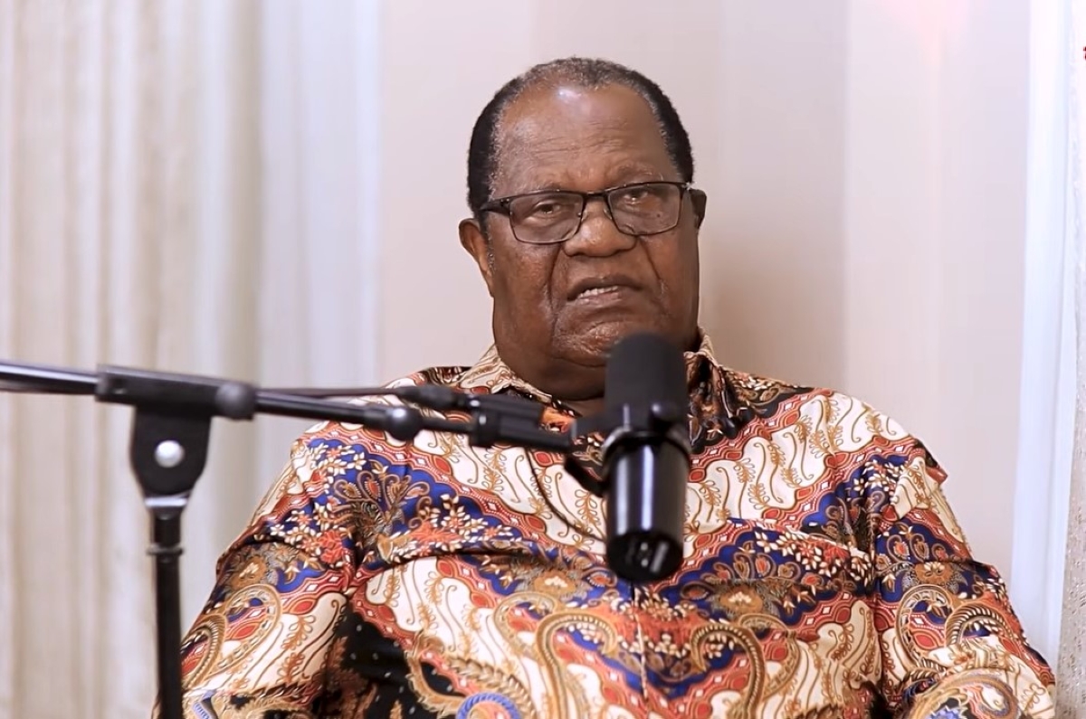 Benjamin Odoki, the former Chief Justice of Uganda and chairperson of the team drafting the confederation’s constitution, speaks to The New Times, during The Context episode in Kigali. Photo by The New Times.