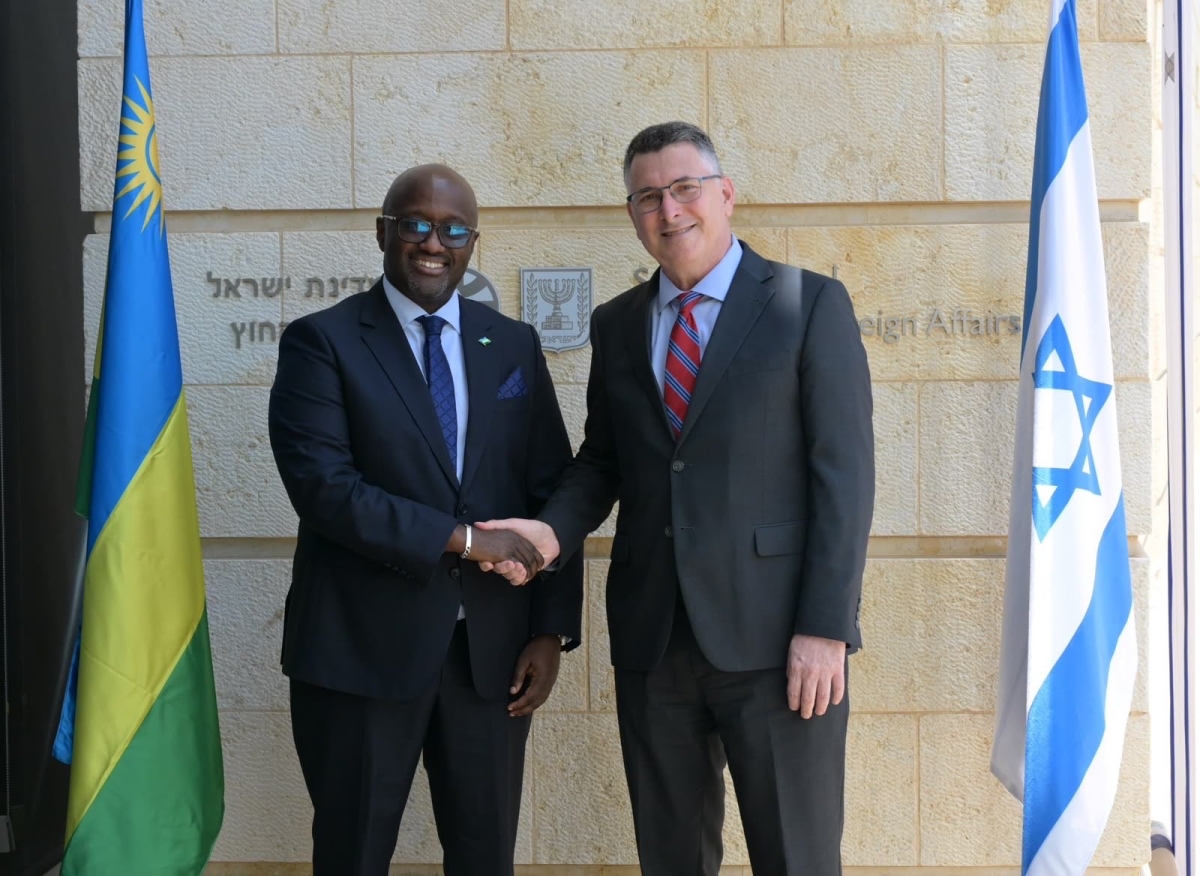 They discussed Israel’s security challenges and the U.S. brokered peace agreement between Rwanda and the DRC, and the importance of its implementation.