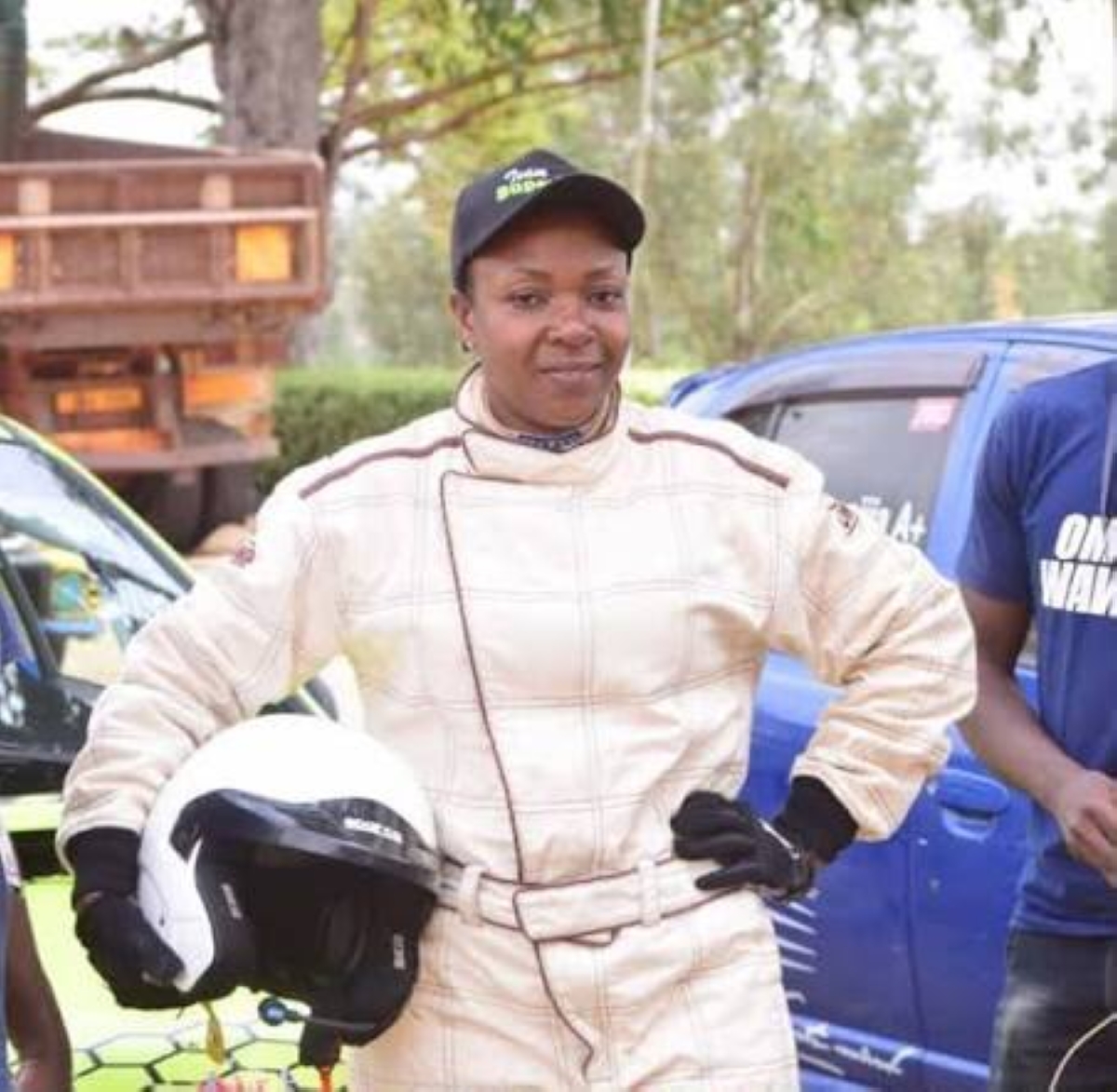 Uganda's two-time national rally champion Susan Muwonge