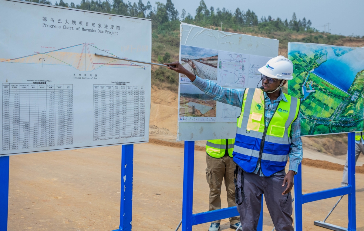 Muvumba Multipurpose Dam Project in Nyagatare on Saturday, July 11. Photo by Craish BAHIZI