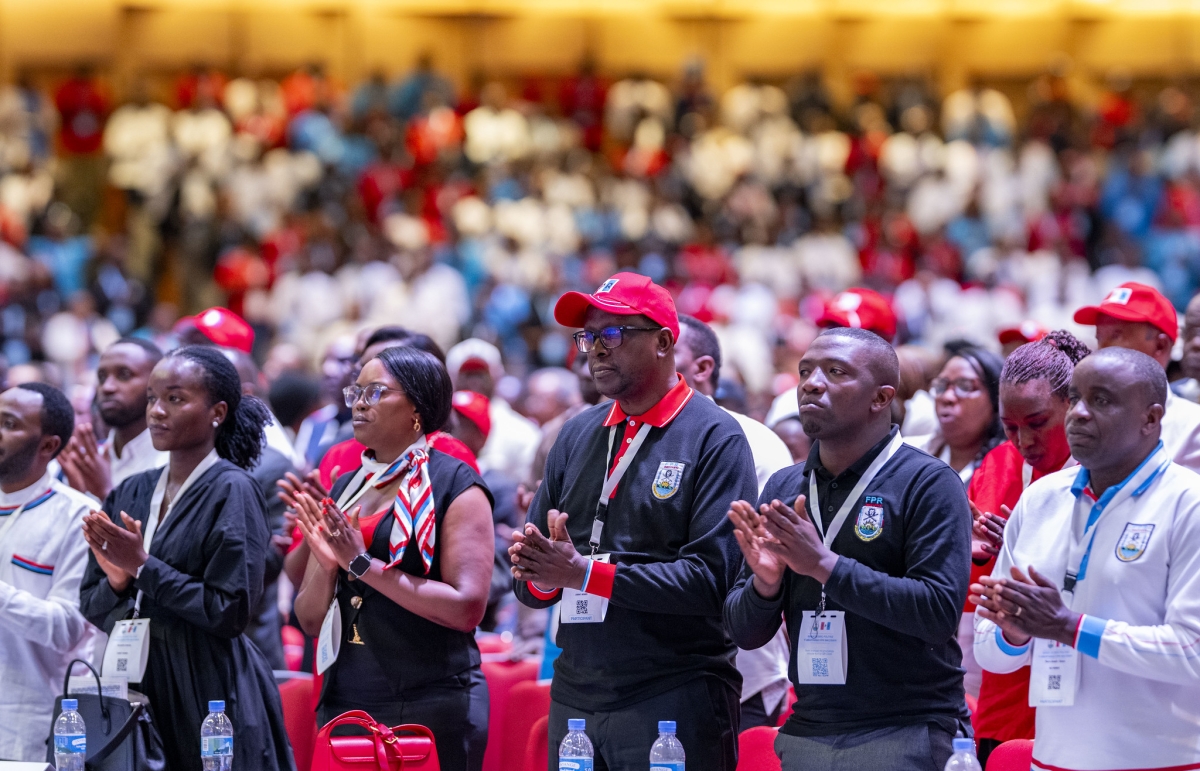 Members of RPF-Inkotanyi attend the party’s Bureau Politique meeting in Rusororo, on Friday, July 17.