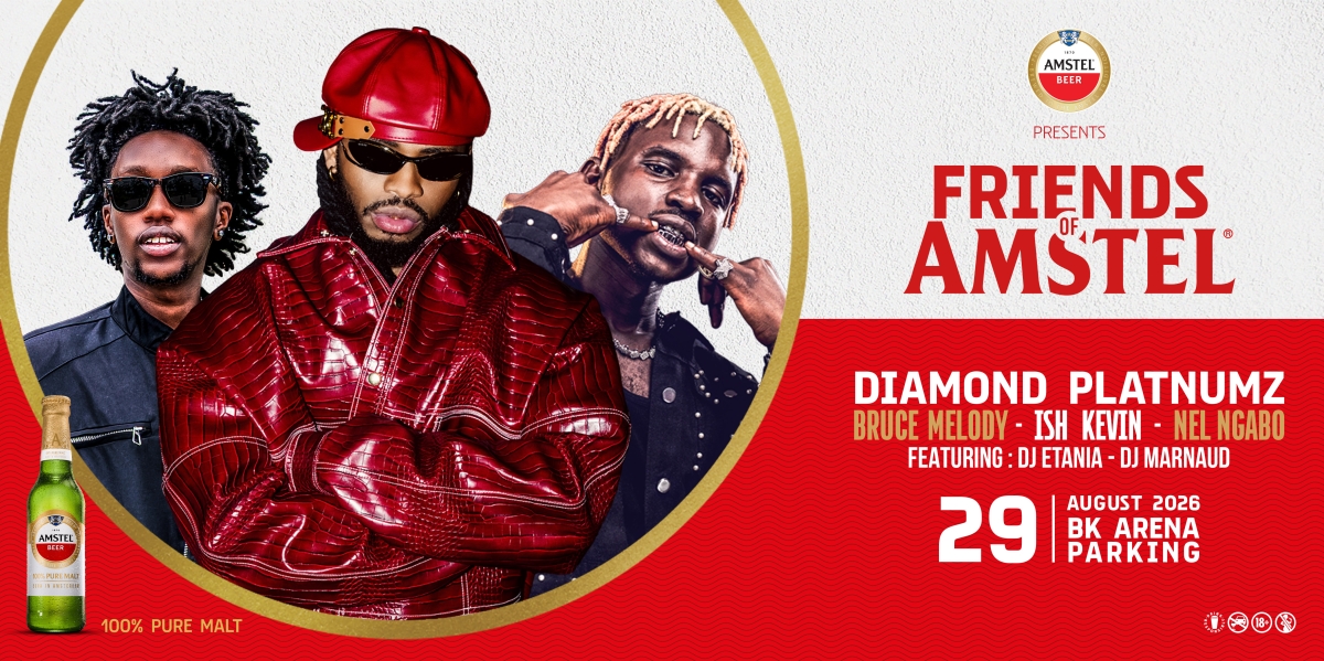Friends of Amstel Experience returns to Kigali as Diamond Platnumz leads lineup