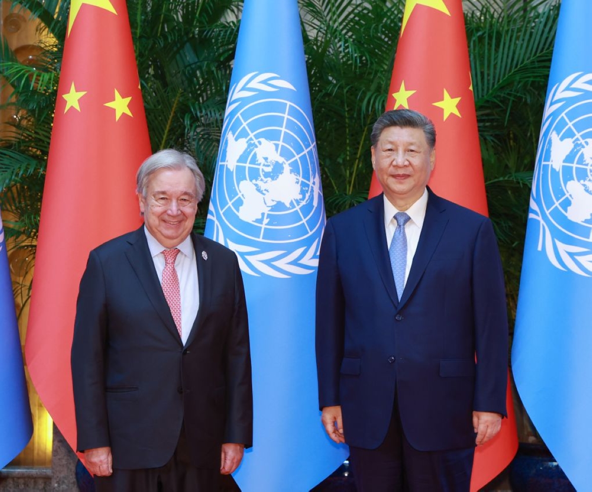 Xi voices firm support for UN in meeting with Guterres