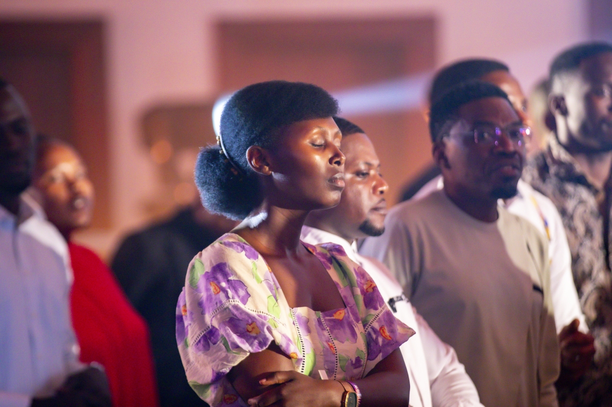 Some members of New Melody band attended Bosco's Nshuti's concert.