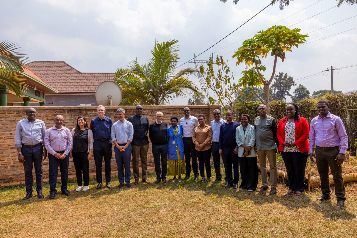 Bill Gates aloso visited one of the local community health workers in Rwamagana.