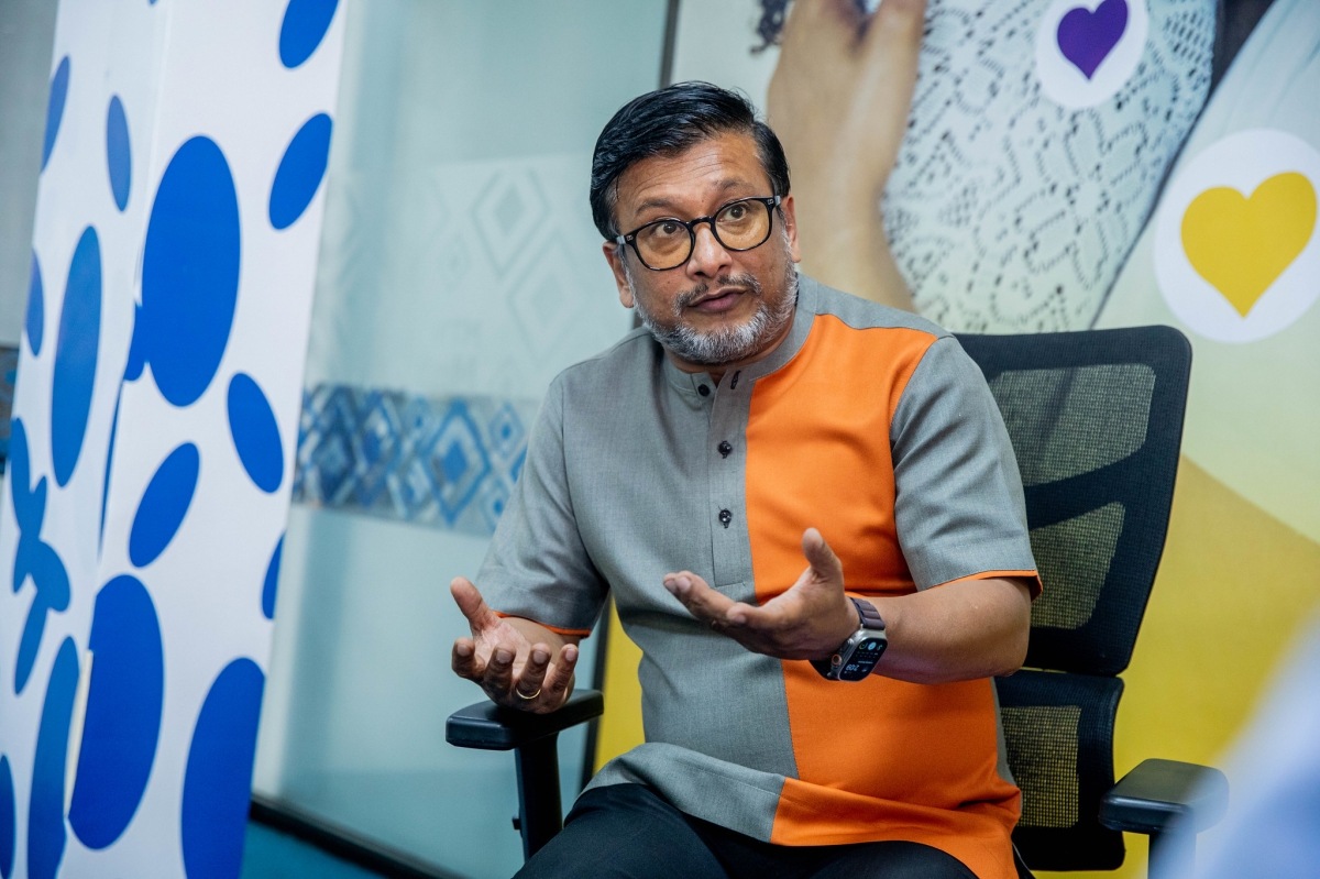 Somdev Sen, MTN Rwanda’s Chief Consumer and Digital Officer speaks to The New Times during the interview in Kigali on July 16. Photo by Elvis Ndateba Mico