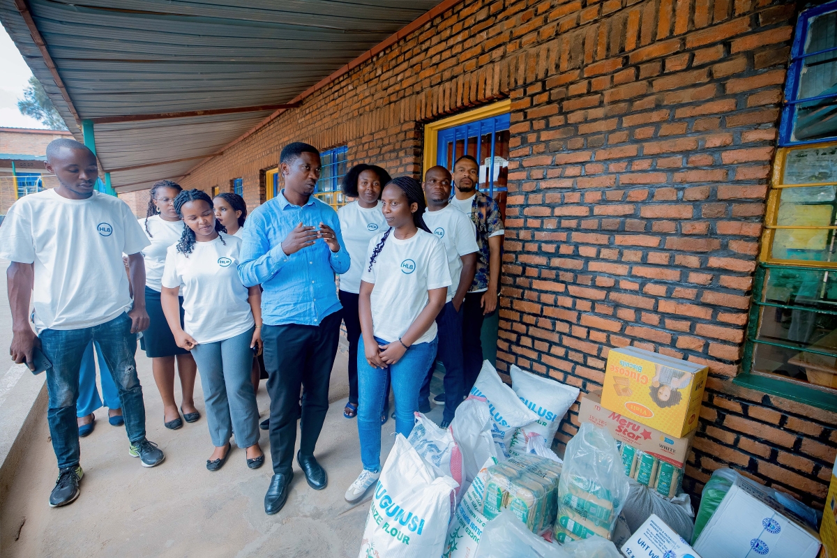 HLB Rwanda staff visit Amizero Primary School located in Gikondo in celebrating HLB Communities Day 2026. Courtesy