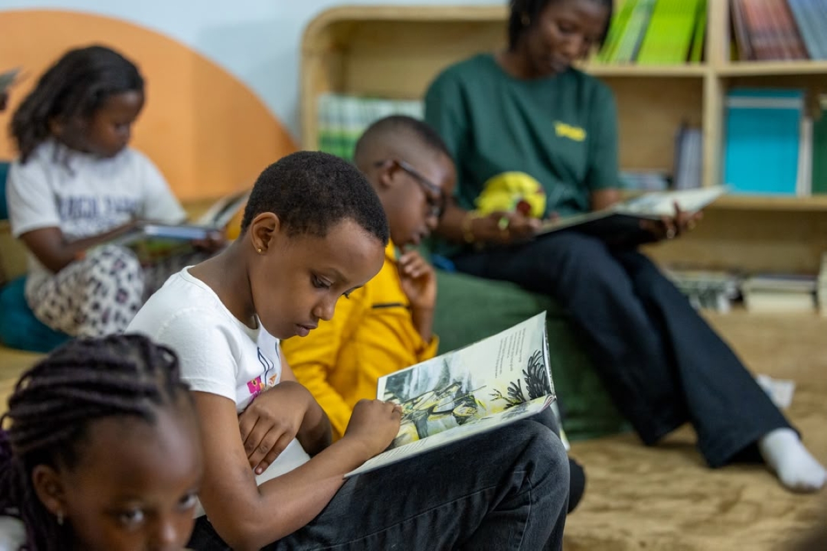 The centre has a public library designed to promote a reading culture among children and young people.
