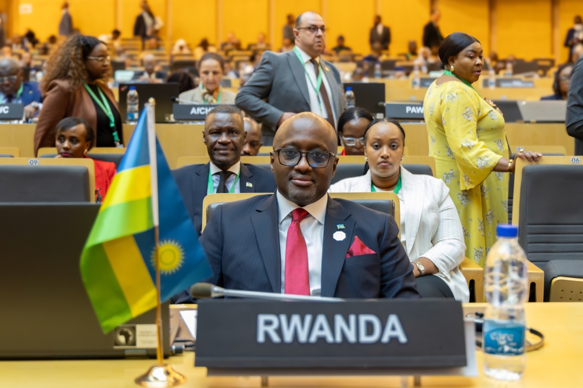 Nduhungirehe attends AU executive council session on Agenda 2063 priorities
