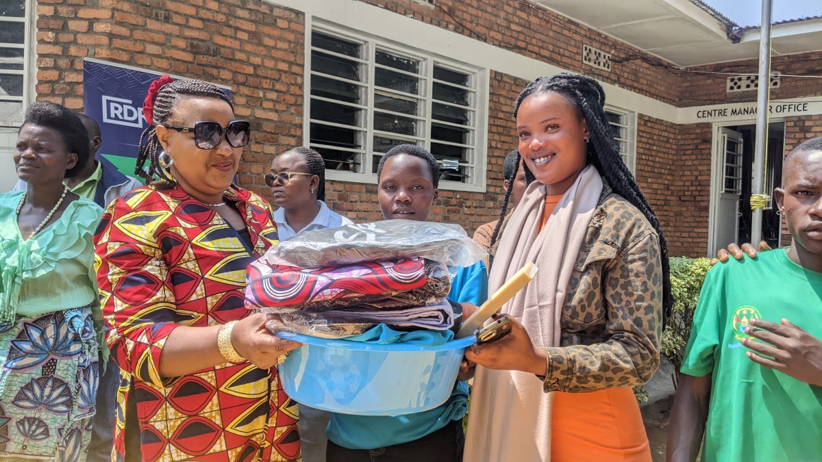 The reunification followed the children's successful completion of civic education and rehabilitation at Mutobo Demobilisation and Reintegration Centre.