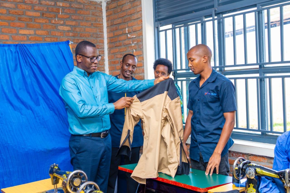 Minister Habimana Urges Iwawa Rehab Trainees to Shun Illicit Brews