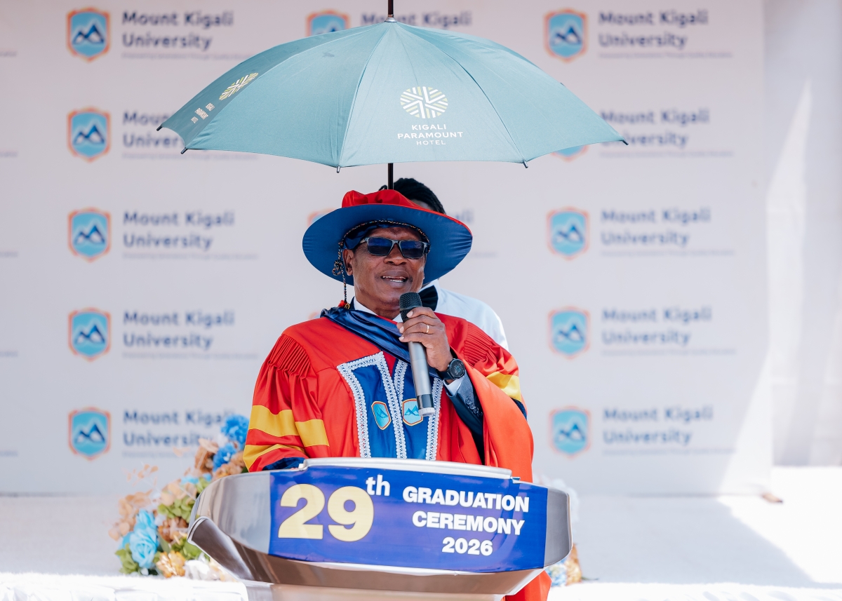 Chancellor Prof. Egara Kabaji speaks during the graduation ceremony.jpg