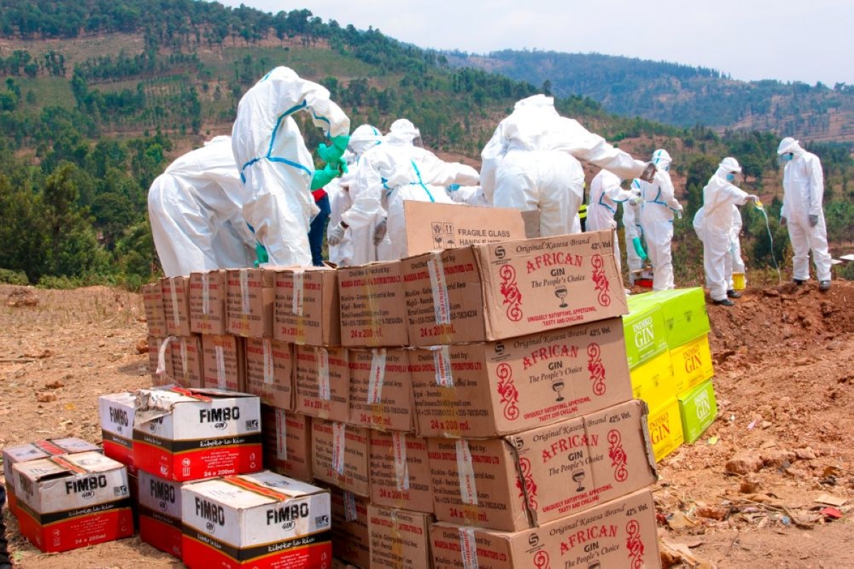 Rwandans back crackdown on illicit alcohol