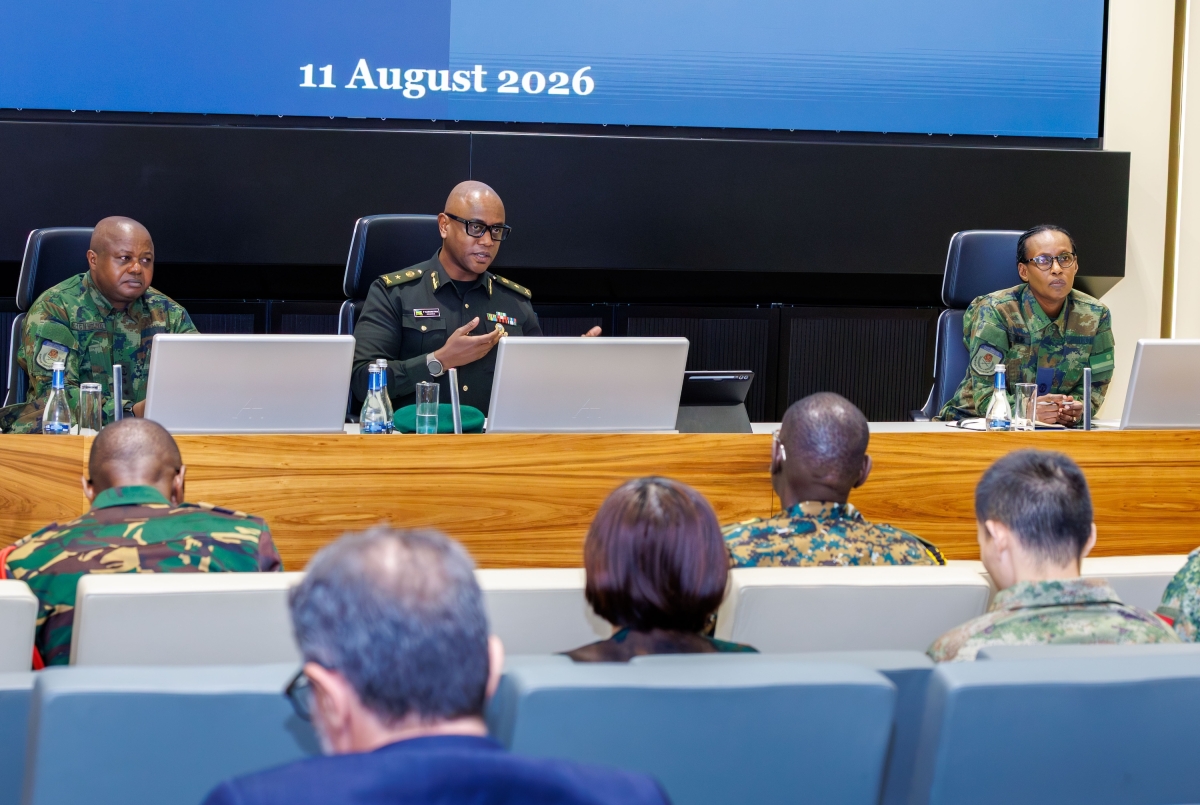 RDF briefs defence attaches on regional security, peace operations
