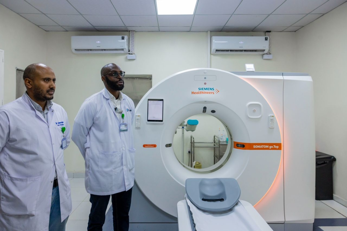 Doctors inside a screening room  at the University Teaching Hospital of Butare (CHUB). Photo file