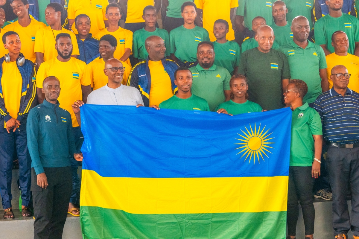 Minister of Education Joseph Nsengimana officially sent off 243 student-athletes representing 20 teams to the 23rd FEASSSA Games in Morogoro, Tanzania.