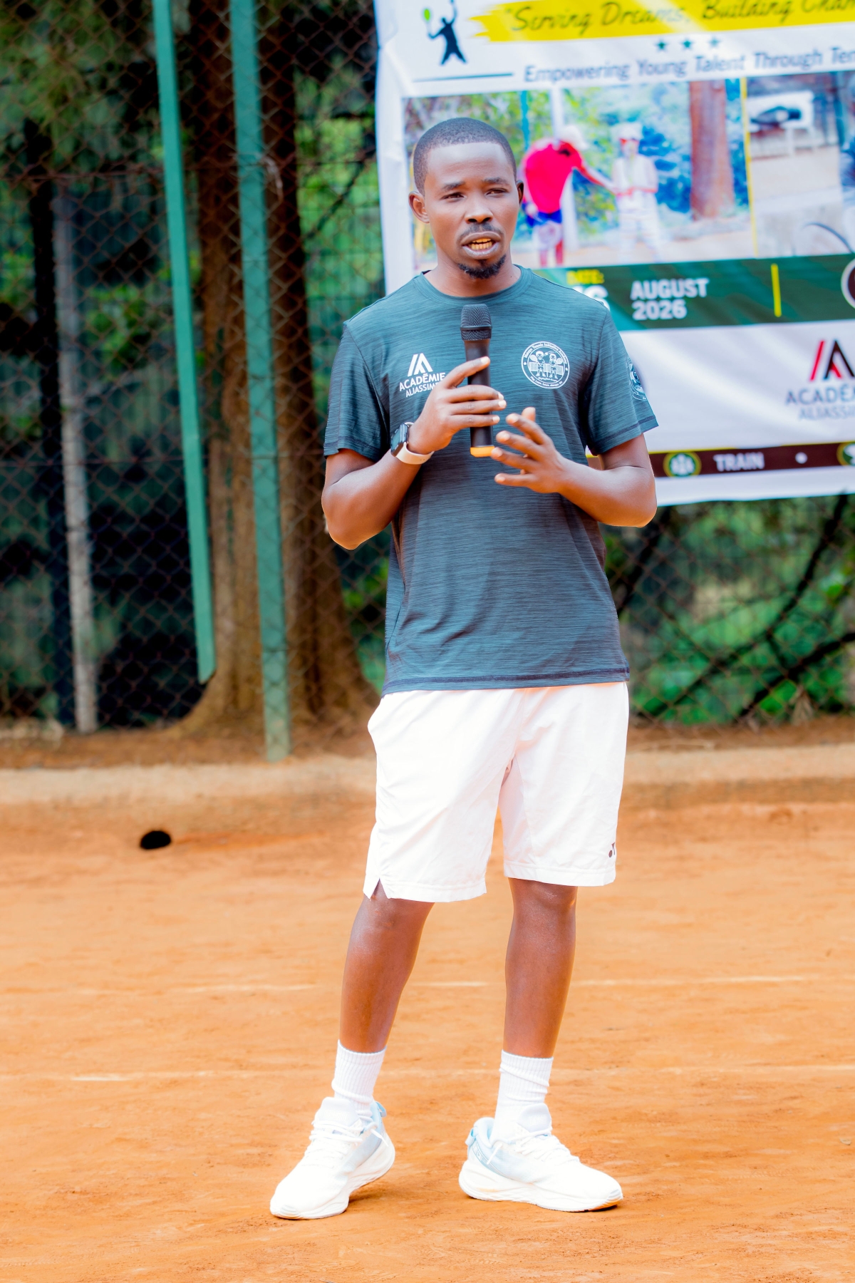 Former Rwandan tennis player Mathieu Uwizeyimana.