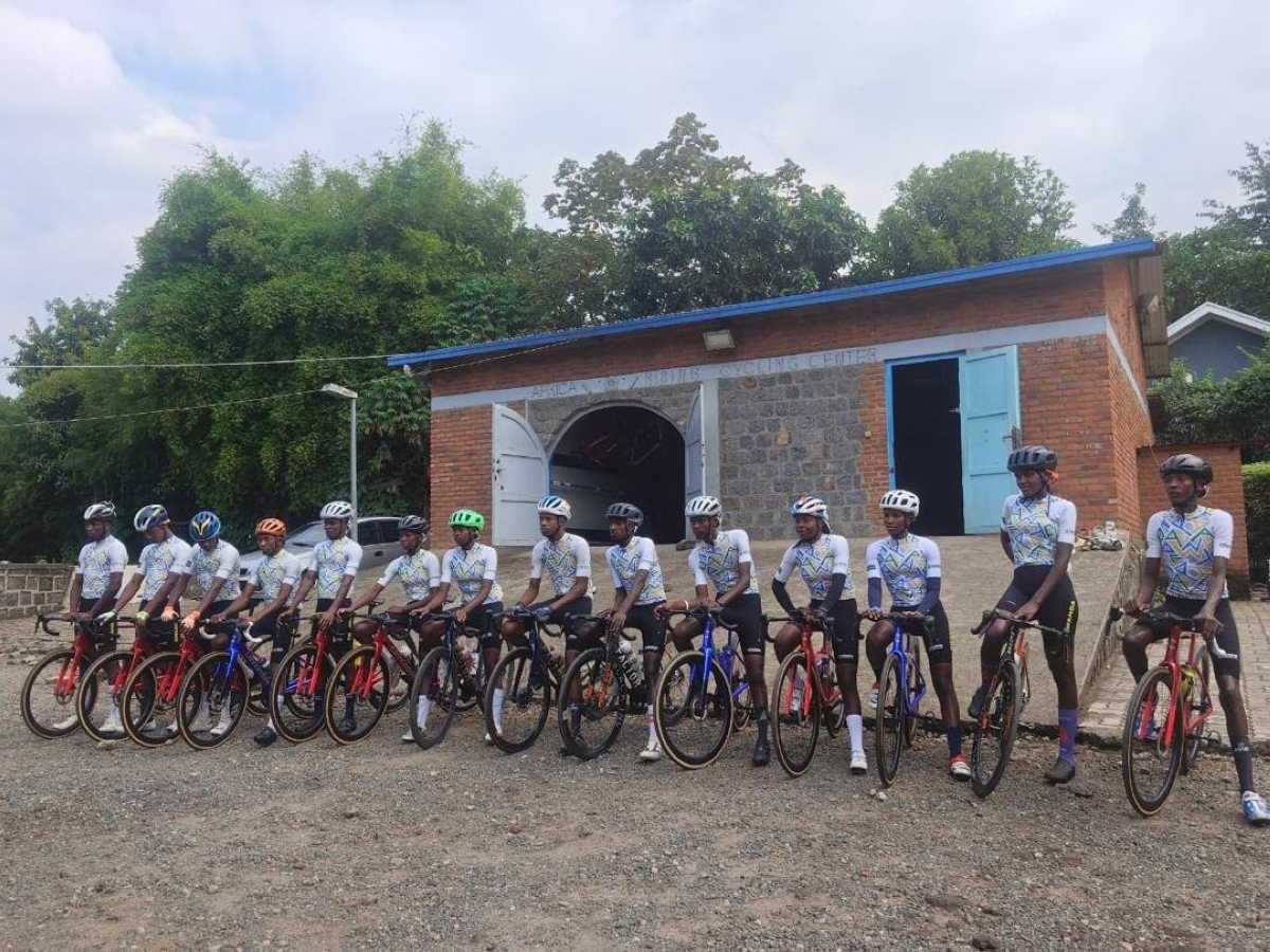 Rwandan cyclists  who are in  a training camp at the UCI Regional Satellite Centre in Musanze  ahead of the 2026 UCI Road World Championships. File
