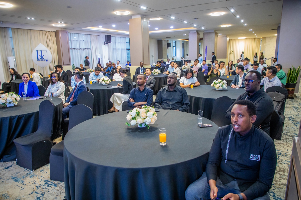 The meeting held under the BK Business Club aimed to discuss banking solutions and opportunities to deepen economic ties between Rwanda and China.