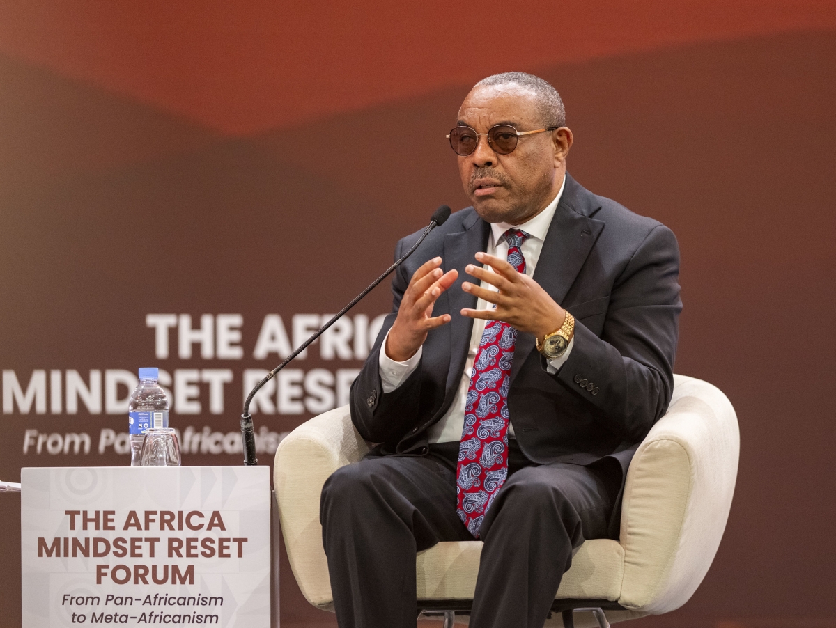 Former Ethiopian Prime Minister Hailemariam Desalegn,