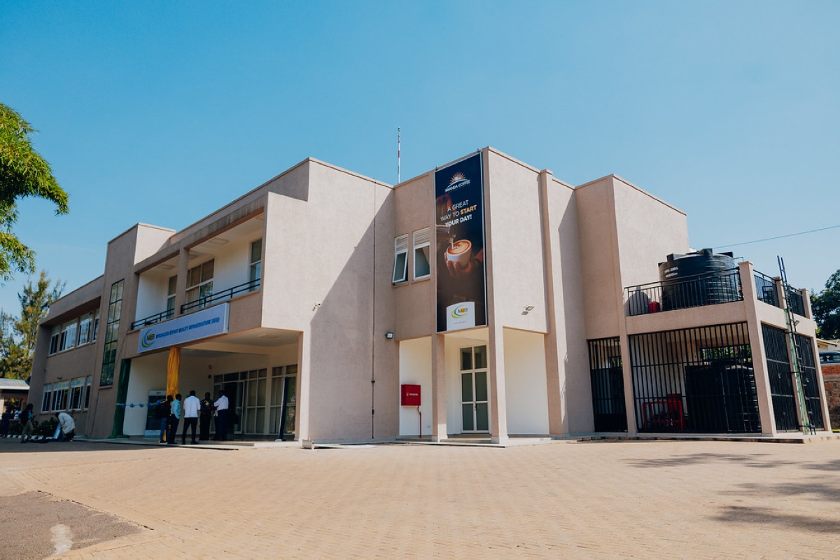 Best of Rwanda coffee cupping sessions are conducted in NAEB's Specialized Laboratory.