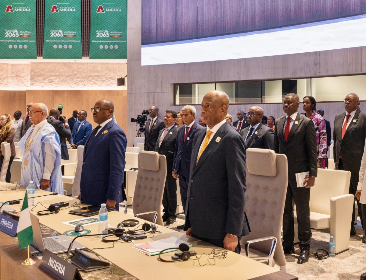 African Leaders at  at the 21st Extraordinary Session of the Assembly of Heads of State and Government of the African Union (AU) in Angola  on Sunday, August 30. Courtesy