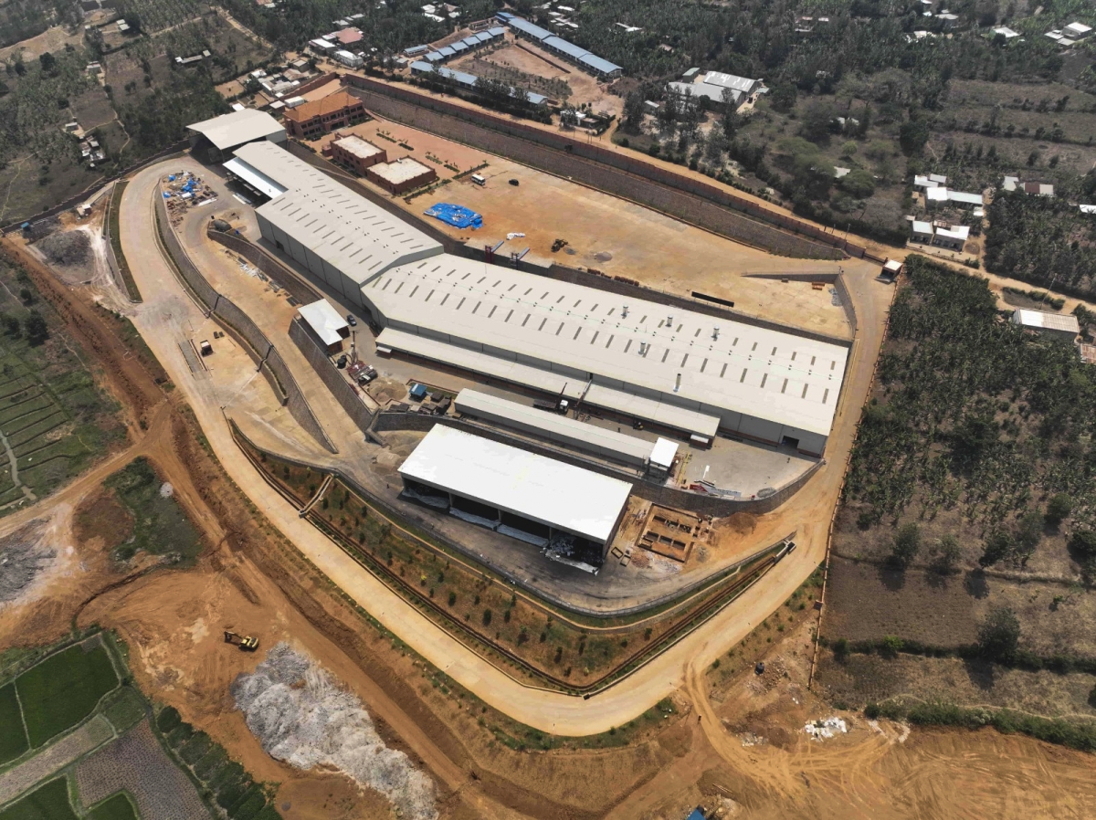 The newly constructed Ruliba plant in Rugende, Gasabo, which has helped double the company's production capacity. Courtesy