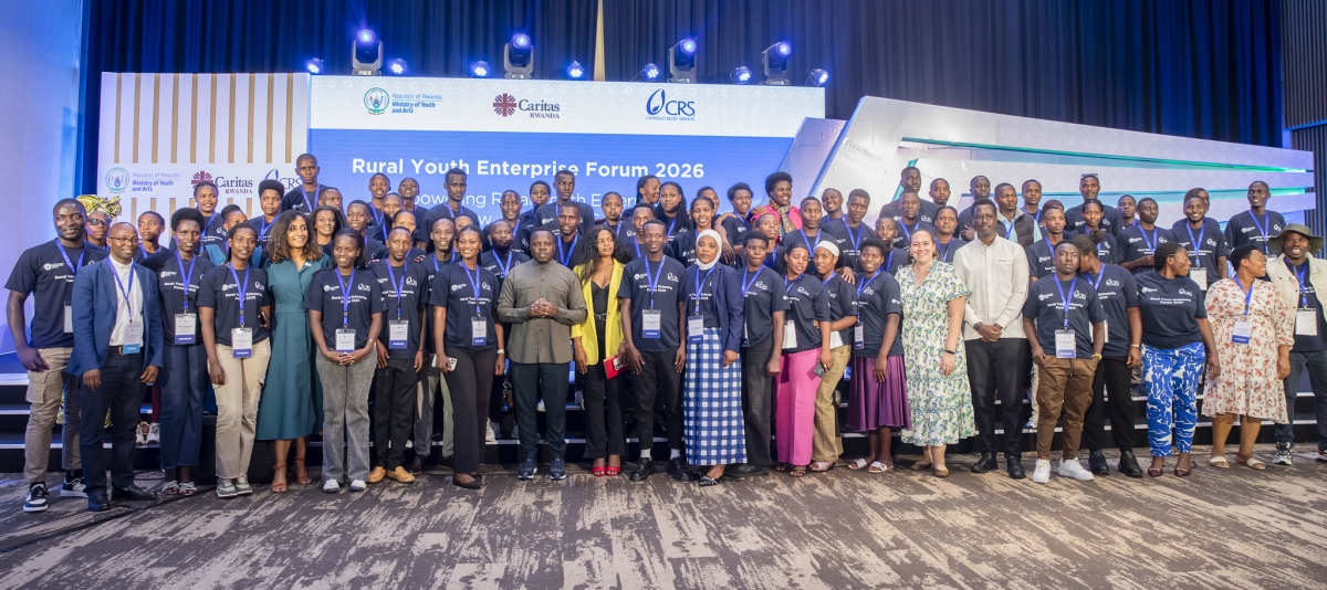 Participants pose for a group photo during the Rural Youth Enterprise Forum 2026 on Tuesday, September 15, 2026. PHOTOELVIS NDATEBA MICO