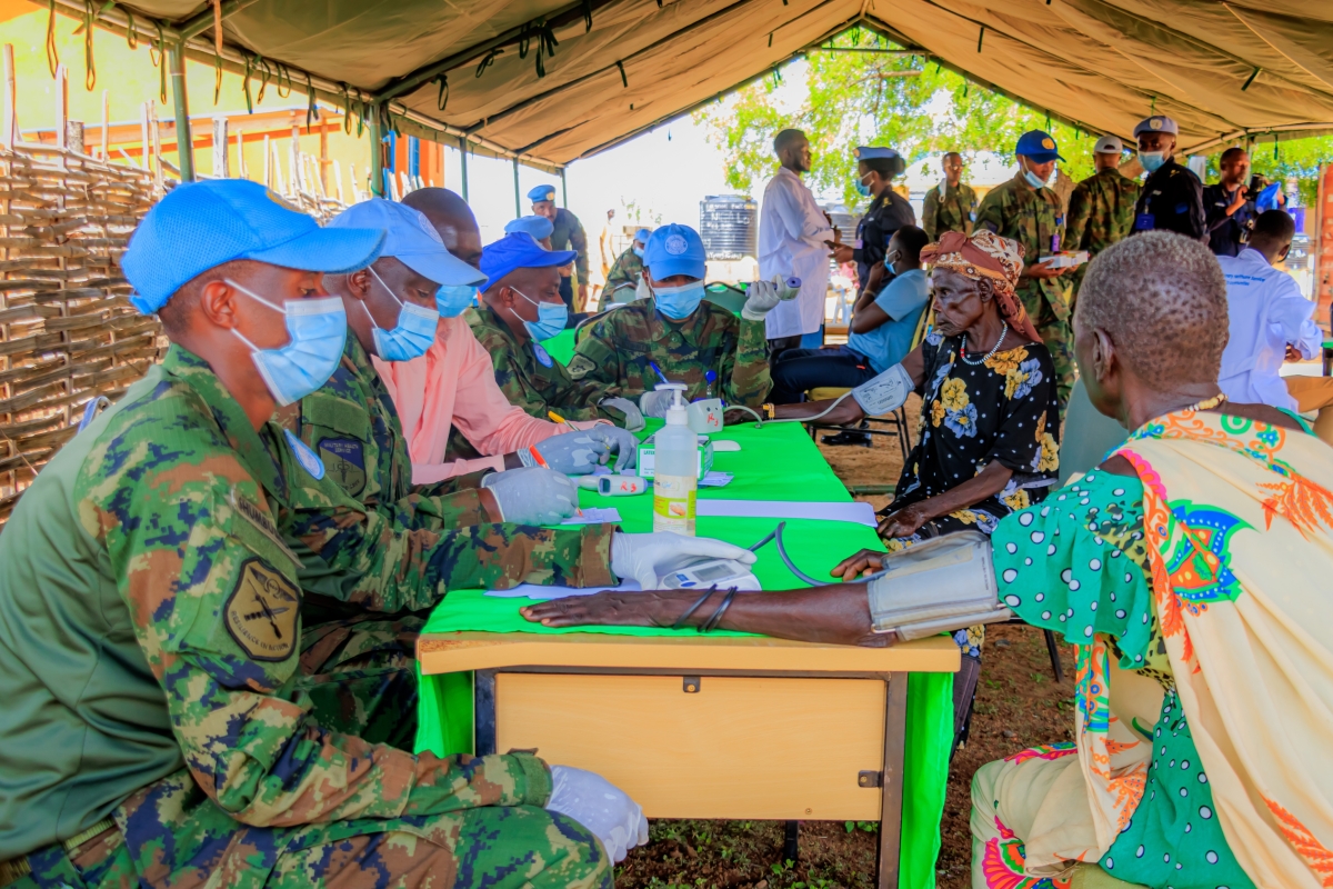 Rwandan Peacekeepers Provide Free Medical Care to More Than 900 in South Sudan