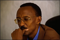 H.E. President Kagame at a recent press conference