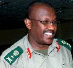 Brigadier General Frank Rusagara has been locked up after reportedly deterring policemen from arresting tycoon Rwigara. (File photo)