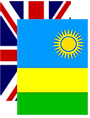 And inllustration showing the British and Rwanda flags