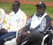 Atracou2019s Jean Marie Ntagwabira  (C) hopes to take full advantage of rivalsu2019 heavy schedules to push for silverware next season.