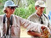 (L-R): Karen Brooks and Michael Moris.