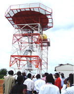 The new radar at Entebbe International Airport. (Photo/C. Kakooza)