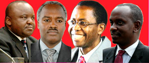 Nyamwisi, Dr Murigande, FDLR chief Ignace Murwanashyaka and Ambassador Sezibera.