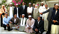 Mufti Habimana (standing 3rd from left) and other ACRL members during a recent meeting in Somaliland. (Courtesy photo)