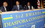 President Paul Kagame at the Diaspora convention in United States in 2006. (File photo)