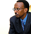 President Kagame during an earlier interview. (File photo)