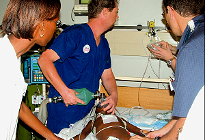 Surgeons conducting a previous charitable heart operation at King Faysal Hospital in Kigali. Doctors have announced another phase of similar operation for adults. (File photo)