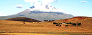 Views from Arusha: Mt Meru.