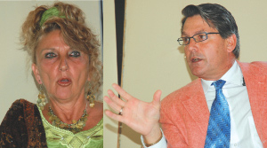 Florence Bolvin-Roumestan and Dr Denis Roumestan