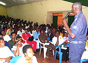 Teachers attending training at APACE Secondary school in Nyarugenge District. (Photo / D. Ngabonziza).