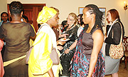 The Rwanda Association of University Women celebrate the 36 per cent female representation in the senate. (Photo/G.Barya).